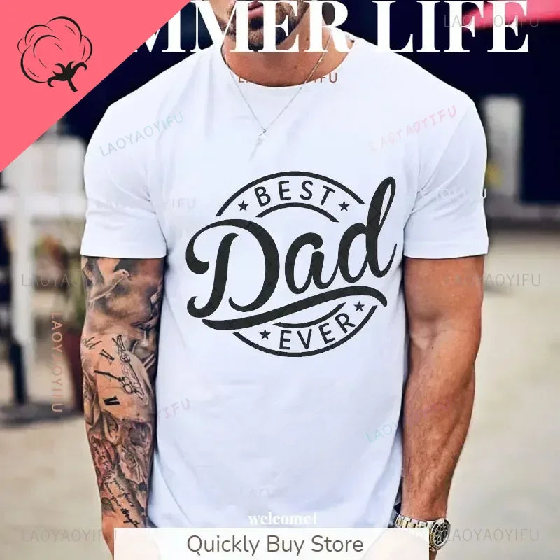 Novelty Awesome World´s Best Dad Daddy Father T Shirts Streetwear Short Sleeve Birthday Gifts Summer Style T-shirt Mens Clothing