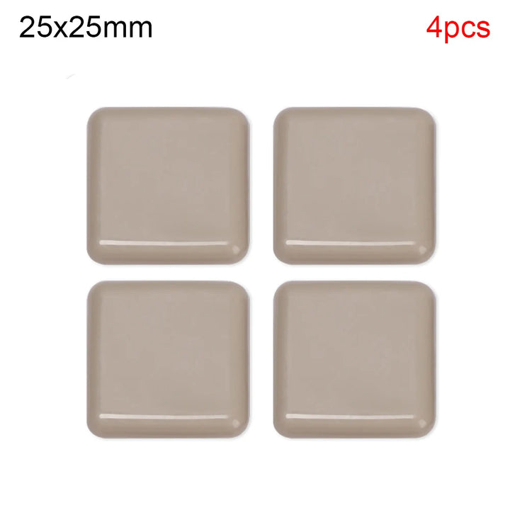 4pcs Furniture Leg Slider Pads Anti Scratch Easy Move Heavy Furniture Thickened Moving Pad Anti-abrasion Floor Protector Mat